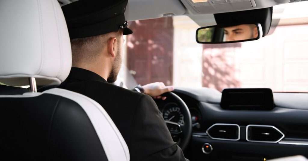 Luxury car traveling from Makkah to Madinah for Umrah pilgrims