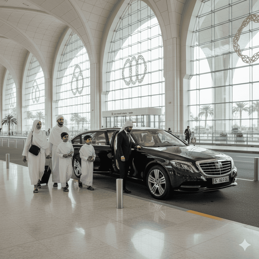 Jeddah Airport to Makkah taxi service for Umrah pilgrims