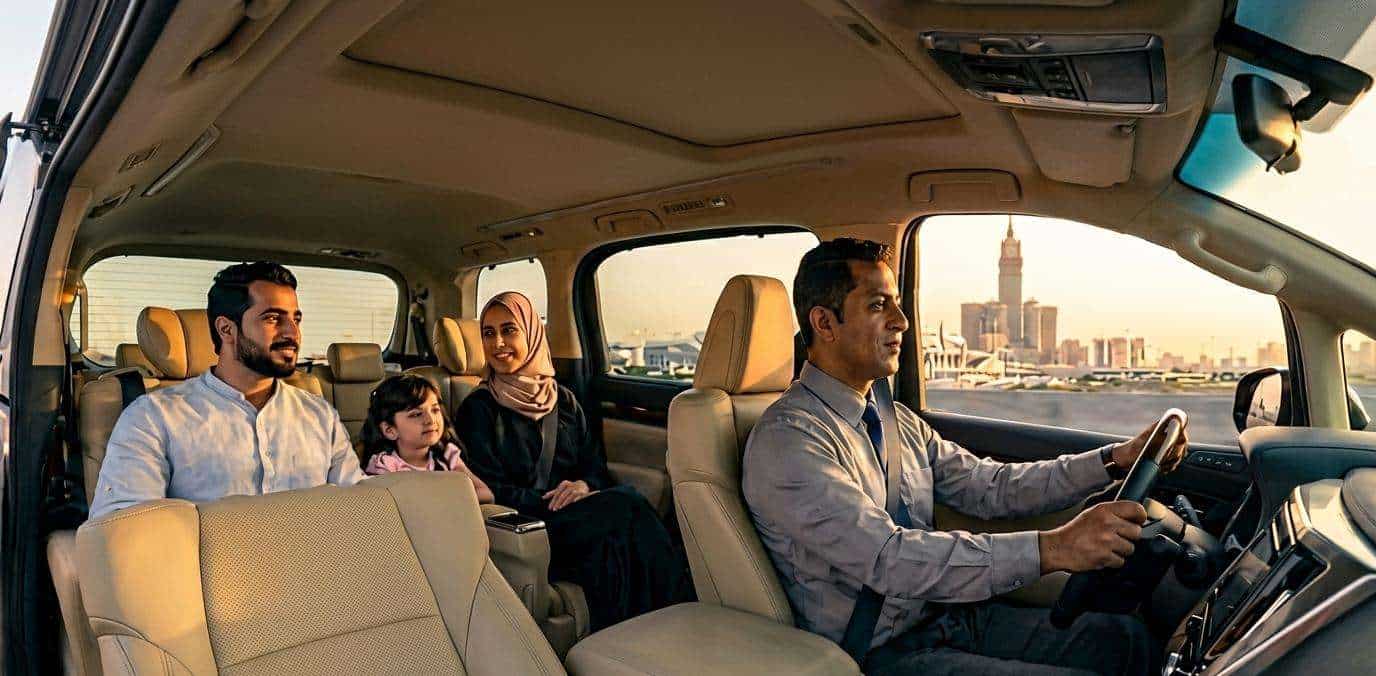 Premium private taxi from Jeddah airport to Makkah hotel